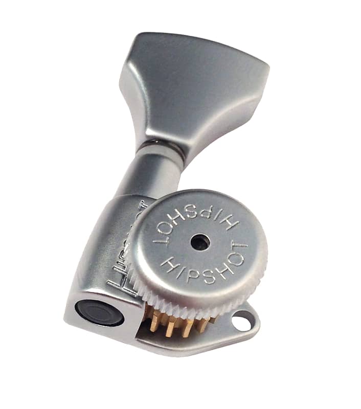 Hipshot GripLock 8 String Satin Chrome locking tuner upgrade Reverb