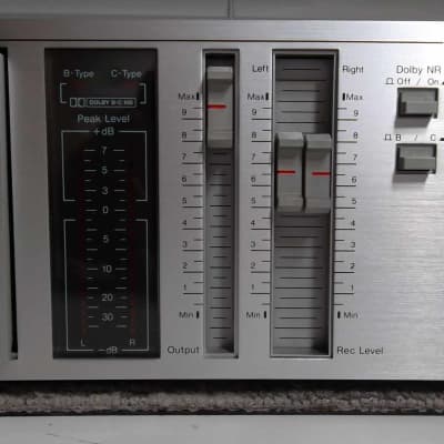 1984 Nakamichi BX-150 Silverface Stereo Cassette Deck Serviced New Belts Tire 02-2022 Excellent #701 image 3