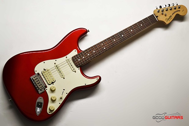 Squier by Fender Standard Fat Stratocaster 2008 Candy Apple