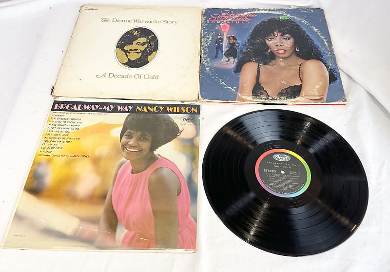 Lot of 5 Used Vinyl LP Records - Sixties 1960s -  Nancy Wilson, Donna Summer, Dionne Warwicke image 1