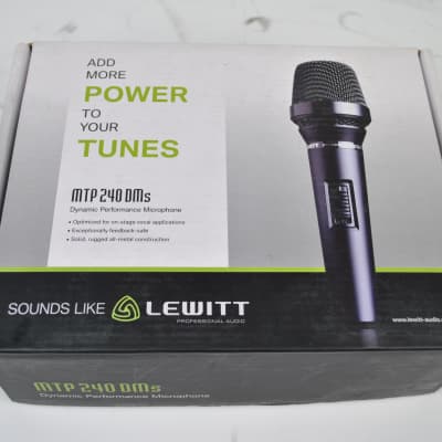 Lewitt MTP-240-DMs Handheld Dynamic Vocal Microphone with switch image 2