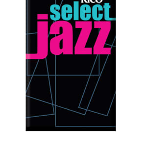 Rico RSF05BSX3M Select Jazz Baritone Saxophone Reeds, Filed - Strength 3 Medium (5-Pack)