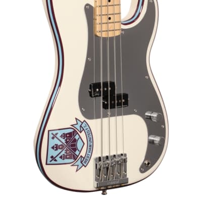 Fender Steve Harris Precision Bass Olympic White with Gig Bag image 9