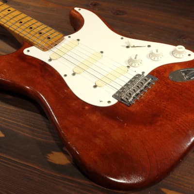 Fender 1989 Stratocaster MIJ '54 reissue Clapton model LS - AGED Natural Refinish - Player Grade - image 7