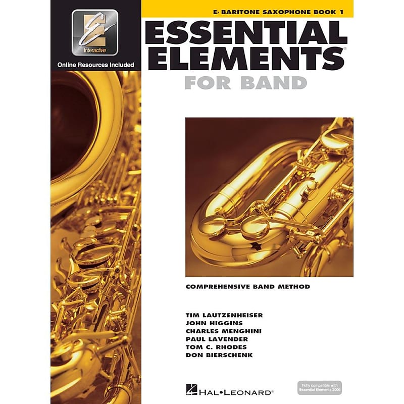 Hal Leonard Essential Elements for Band - Eb Baritone Saxophone Book 1 with EEi image 1
