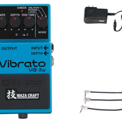 Reverb.com listing, price, conditions, and images for boss-vb-2w-vibrato-waza-craft