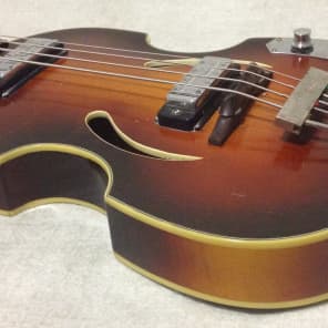 Klira 356 Twen Star Violin Bass 1960's Tobacco Burst image 13