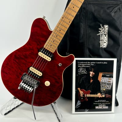 絶対的な信頼 90's AXIS Tribute Halen Van EVH EBMM CUSTOM RED Translucent ホビー・楽器・アート
