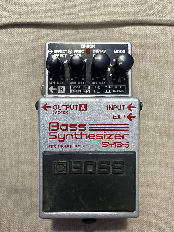 Boss SYB-5 Bass Synthesizer 2004 - Present - Silver | Reverb