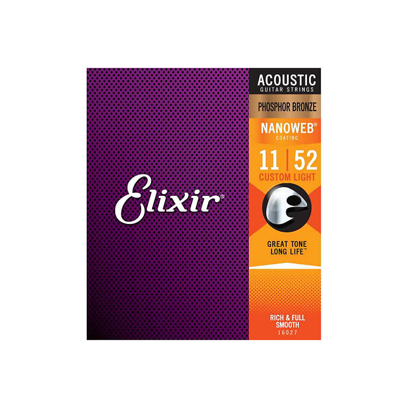 Immagine Elixir ELIXIR 16027 Acoustic Phosphor Bronze NANOWEB corde - 1