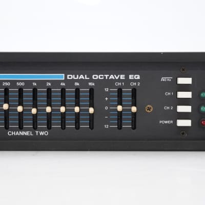 MXR Dual Octave EQ Model 170 2-Channel Graphic Equalizer