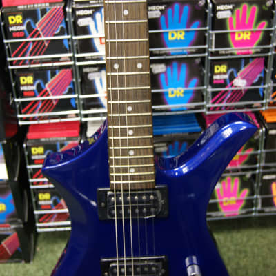 Cruiser by Crafter RG600 electric guitar in metallic blue - Metallic Blue image 9