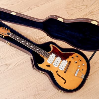1960s Kay Pro P-3 Thinline Doublecut Vintage Guitar Barney Kessel Kleenex Box w/ Case, Swingmaster image 16