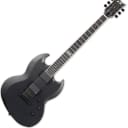 ESP E-II Viper Baritone Electric Guitar in Charcoal Metallic Satin