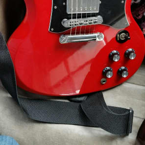 Gibson Sg Factory Fluke. Red, Horned, Serial # Ends In 666!!! image 3