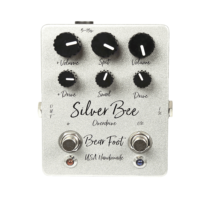 BearFoot FX Silver Bee + Overdrive Pedal Reverb