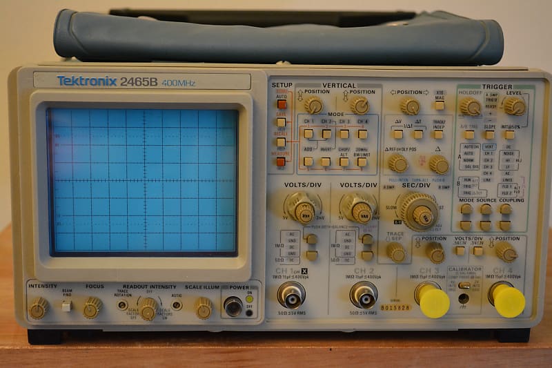 Tektronix 2465B 400MHz 4 Chan. Analogue Oscilloscope - Vintage | Reverb