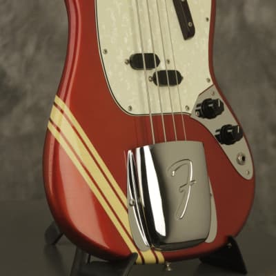 original 1971 Fender MUSTANG BASS Competition Red w/MATCHING HEADSTOCK!!! image 8