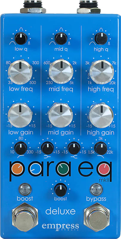 NEW Empress Effects ParaEq MK II Deluxe Parametric EQ w/ Boost and More!