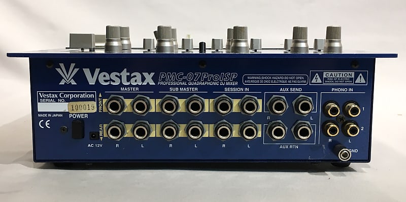 Vestax PMC-07PRO ISP DJミキサー ブルー中古品 Vestax PMC-07PRO ISP DJミキサー ブルー中古品 Vestax PMC