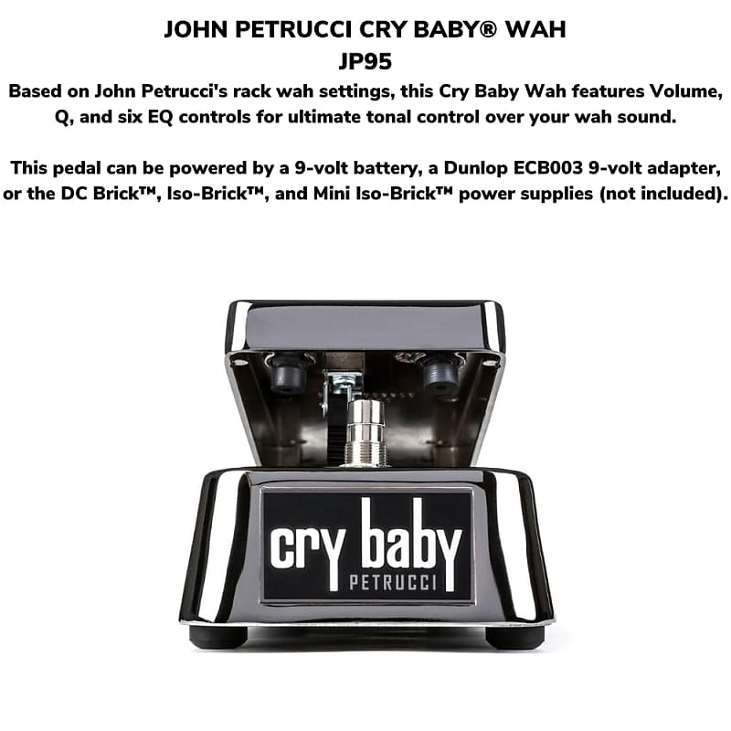 Dunlop JP95 John Petrucci Signature Cry Baby Wah Guitar Dunlop JP95 John Petrucci Signature Cry Baby Wah Guitar