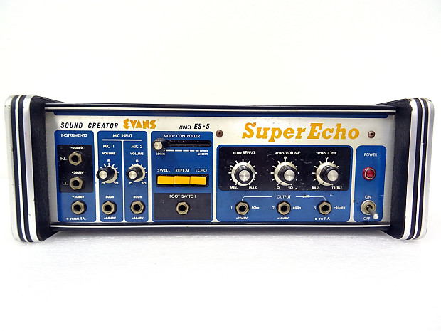 EVANS Super Echo ES-5 Vintage Analog Tape Delay Effect Unit