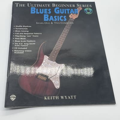 The Ultimate Beginner Series Blues Guitar Basics Steps One and Two Combined Instruction Tab Book with CD image 1