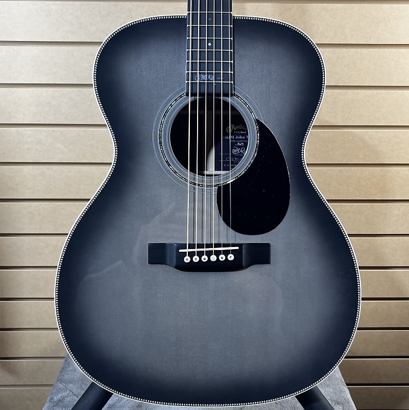 Martin OMJM John Mayer 20th Anniversary Acoustic-electric Guitar - Platinum Gray Burst w/OHSC #951 image 1