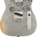 Fender Artist Series Brad Paisley Road Worn Telecaster Silver Sparkle With Bag