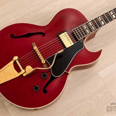 1992 Gibson ES-165 Herb Ellis Archtop Cherry, Near-Mint w/ Case & Hangtags, Yamano for sale