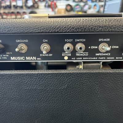 Music Man  410 Sixty Five Tube Guitar Amplifier USA 1974  4x10" w/cover  + footswitch image 11