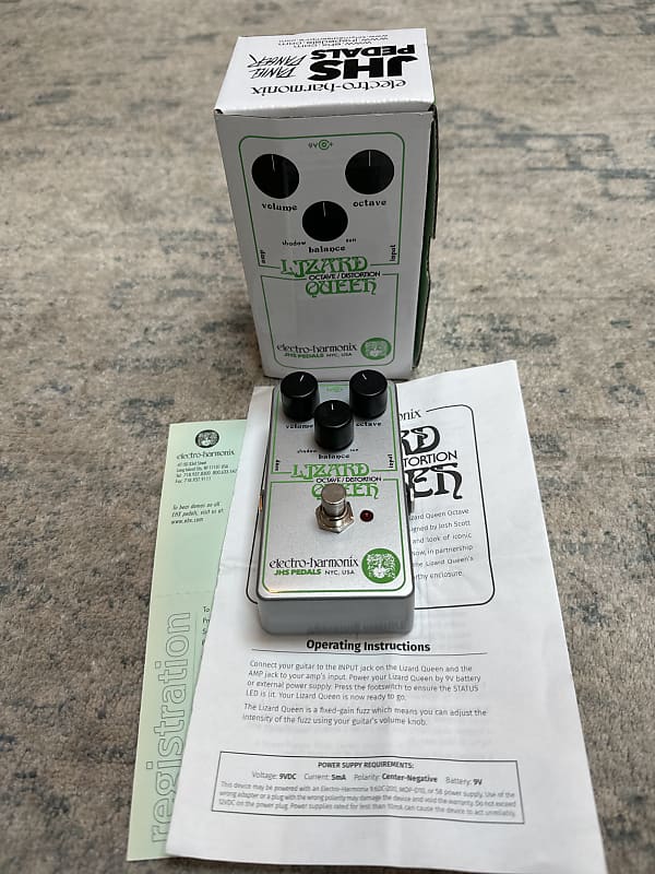 ElectroHarmonix / JHS Nano Lizard Queen Octave Fuzz 2023 Reverb
