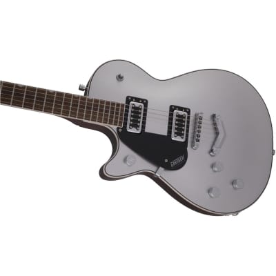 Gretsch G5230LH Electromatic Jet FT Left-Hand Electric Guitar, Laurel Fingerboard, Airline Silver image 7