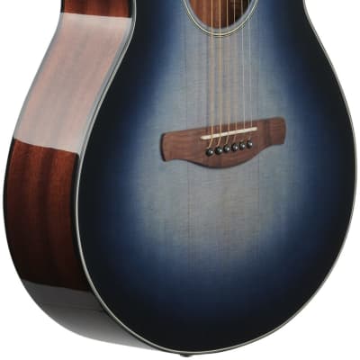 Ibanez AEG50 Acoustic-Electric Guitar, Indigo Blue Burst image 4