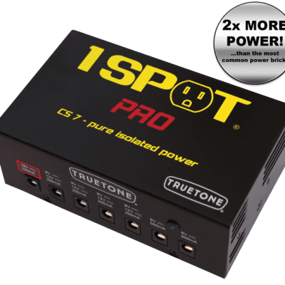 Truetone 1 SPOT PRO CS7 Guitar Pedal Power Supply with 7 Isolated Outputs image 2