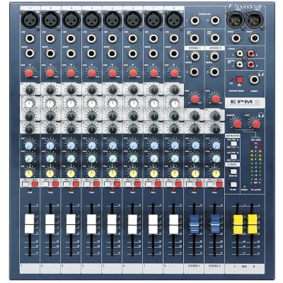 Soundcraft EPM8 10-Channel Analog Mixer image 1