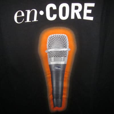 Blue Microphones Encore Men's Graphic T-Shirt - Black Size: Large image 2