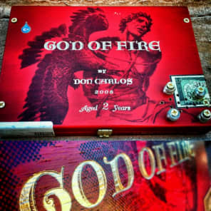 Cigar Box Cajon Drum single Washer God of War image 3