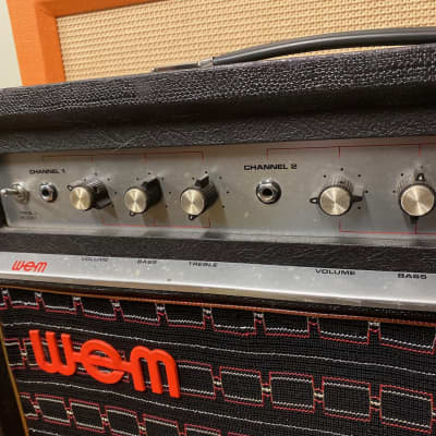Vintage 1970s WEM Watkins Dominator MK3 MKIII 1x12 Valve Guitar Amplifier Combo image 5