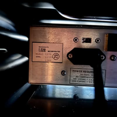 48H SALE- UREI 1176 LN REV. H Legendary gear in EXCELLENT CONDITION + EXTRAS image 4