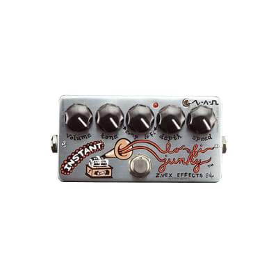 ZVEX Effects Instant Lo-Fi Junky Vexter Series Chorus Vibrato Guitar Pedal Grey 2.38 x 1.82 x 4.70 image 1