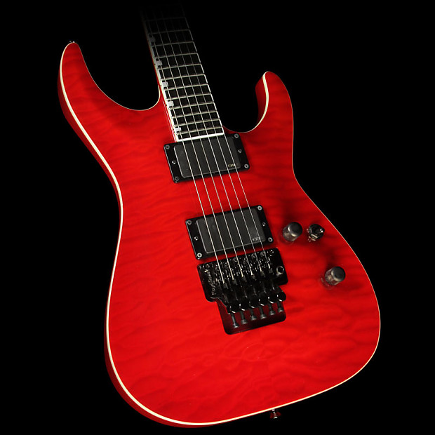 Used ESP Horizon FR-II Electric Guitar Transparent Red