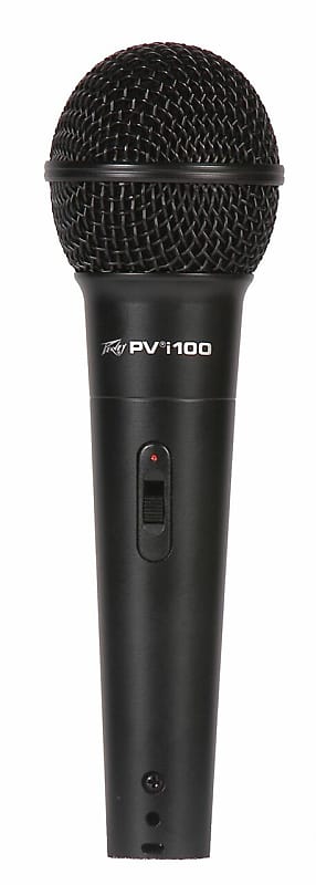 Peavey PVi 100 1/4" Dynamic Cardioid Microphone w/ 1/4" Cable image 1