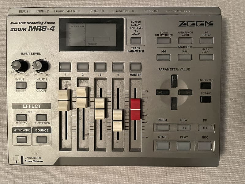 Zoom MRS4 Multitrack Recording Studio Reverb