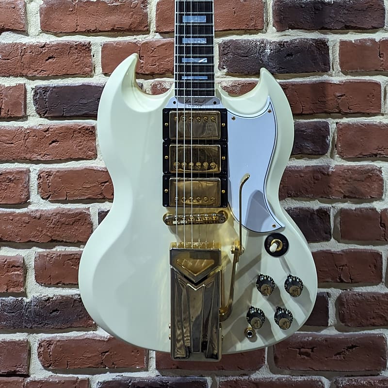 Gibson Custom Shop 60th Anniversary 1961 SG Les Paul Custom VOS Classic White image 1