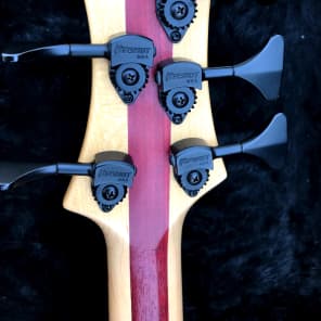 Roscoe Century 3005 J 34" scale Jazz Bass Guitar + custom upgrades extras Purpleheart Maple Ash image 11