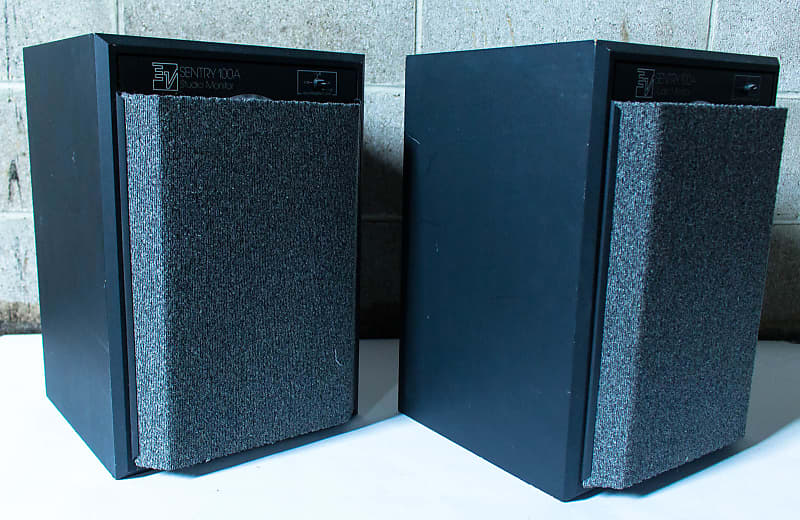 EV Electro-Voice Sentry 100A Studio Monitor Speakers Pair | Reverb