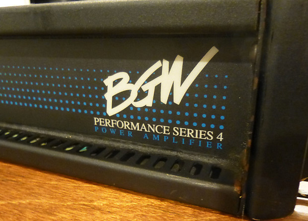 BGW Performance 4 Stereo Amplifier. Up to 1850 watts