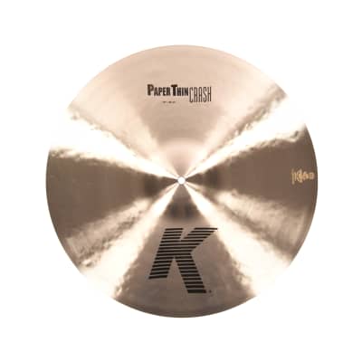 Zildjian 18" K Dark Paper Thin Crash Cymbal image 1