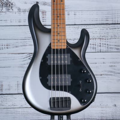 Music Man StingRay Special 5 HH Bass Guitar | Black Rock for sale